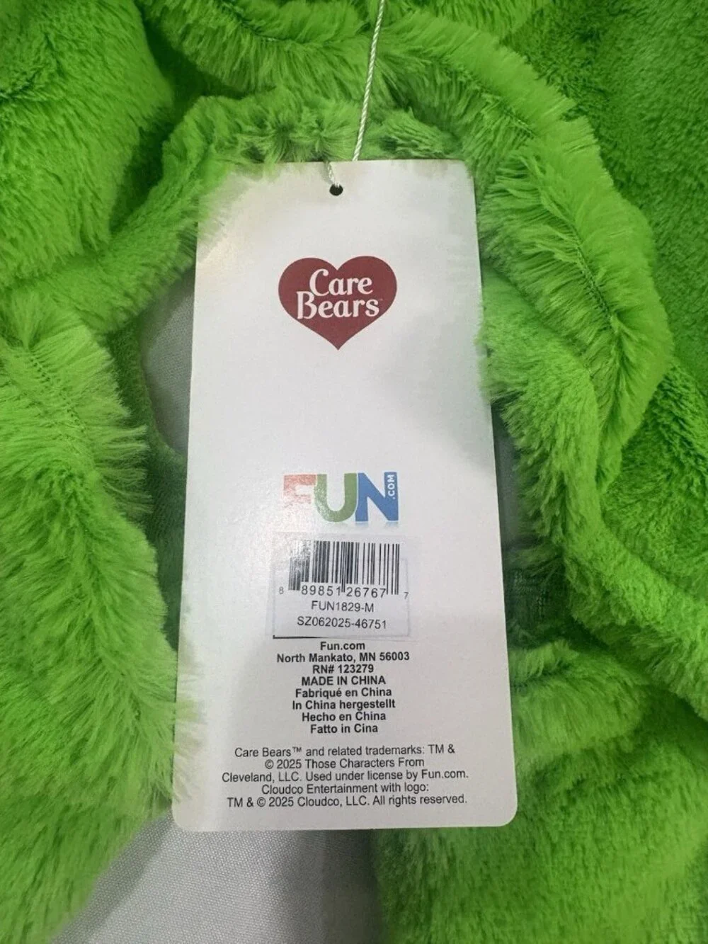 Care Bear dog Costume Good Luck bear Size M